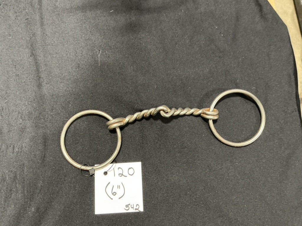 Bit Snaffle Twisted 6"