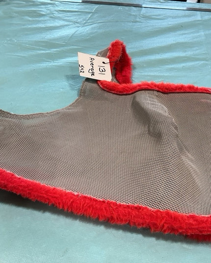 Fly Mask Red StitchinG Average 