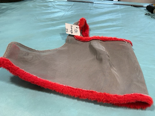Fly Mask Red StitchinG Average 