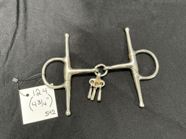 Bit Full Cheek Snaffle bit with Keys 4.75"