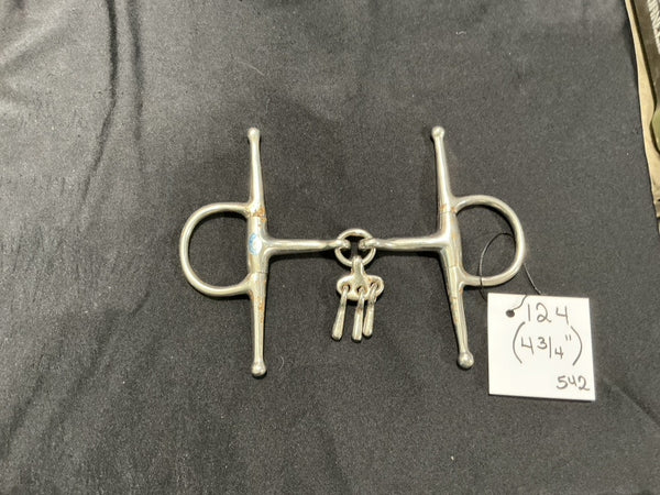 Bit – Full Cheek Snaffle with Keys, 4.75" | Used
