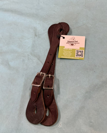 Western Spur Straps Brown Leather 