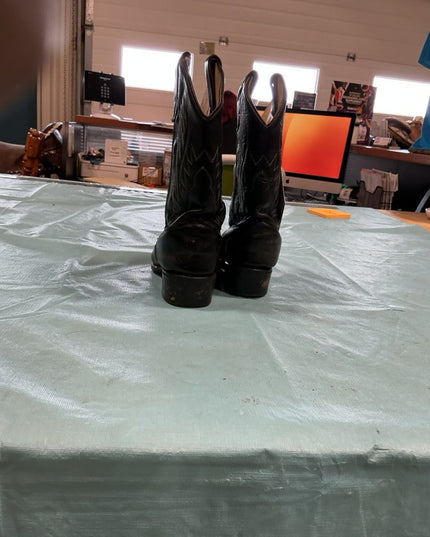 Cowboy Boots Size 2 Black 