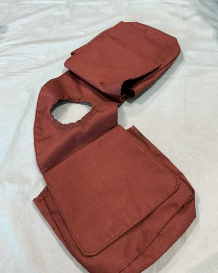Saddle Bag Front Horn Brown 