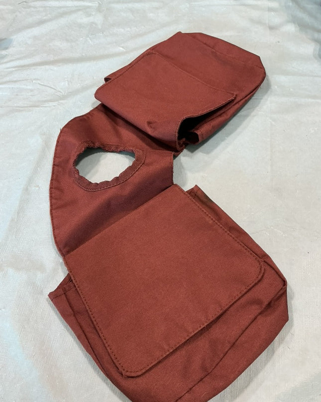 Saddle Bag Front Horn Brown 