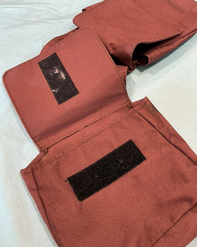 Saddle Bag Front Horn Brown 
