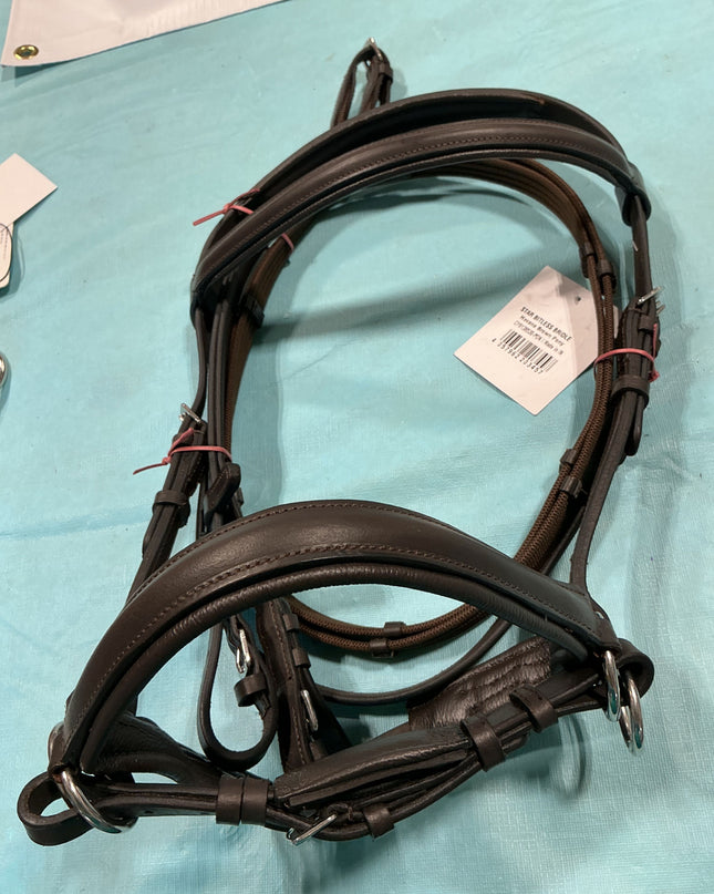 English Bitless Bridle & Reins Pony Brown *NEW*