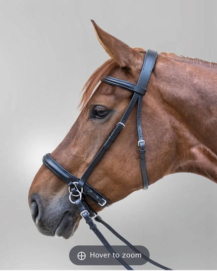English Bitless Bridle & Reins Pony Brown *NEW*