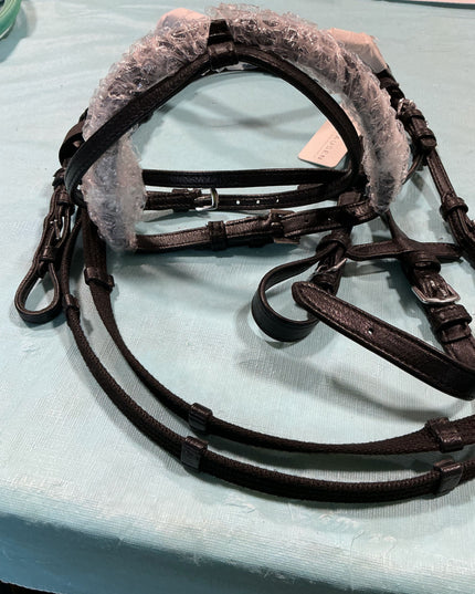 English Bridle Black Pink Bling & Reins MINI / Shetty *NEW*