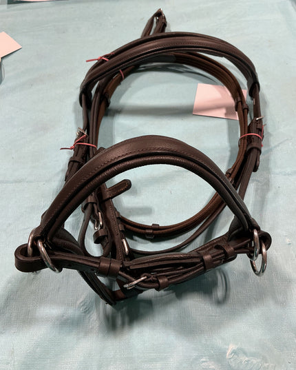 English Bitless Bridle & Reins Pony Brown *NEW*