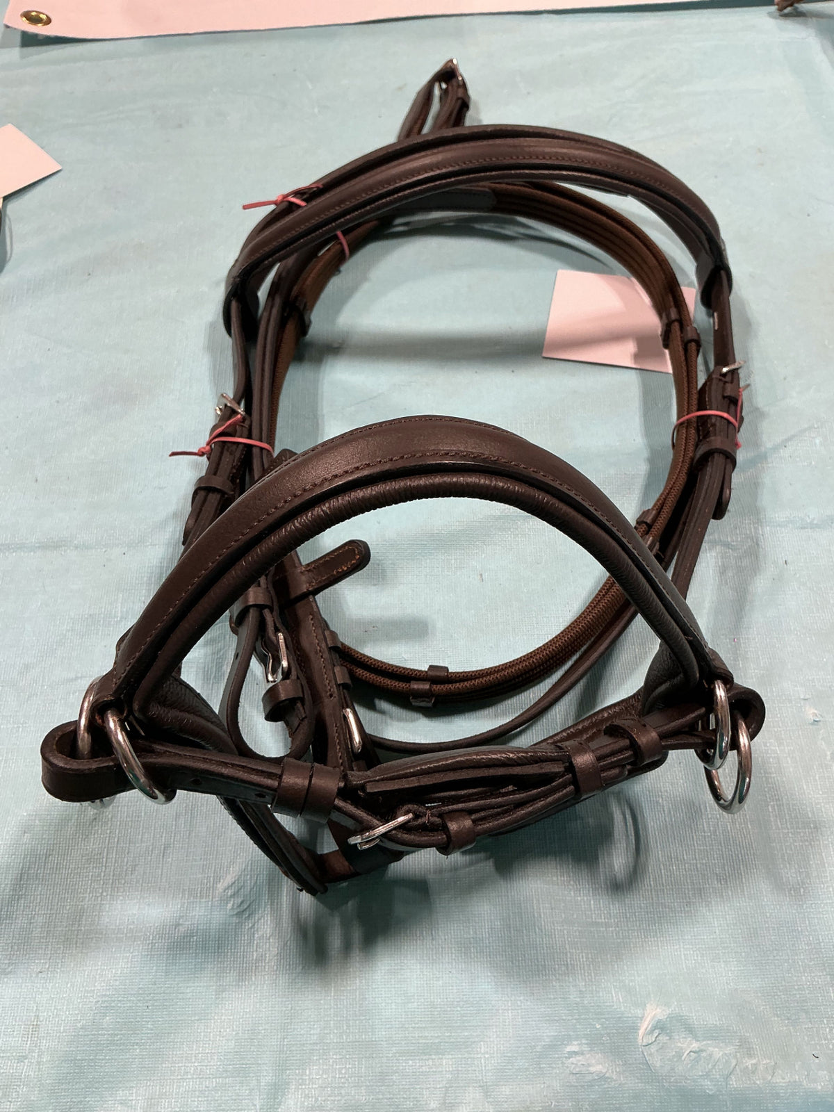 English Bitless Bridle & Reins Pony Brown *NEW*