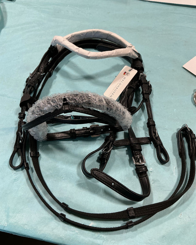 English Bridle Black Pink Bling & Reins MINI / Shetty *NEW*