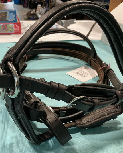 English Bitless Bridle & Reins Pony Brown *NEW*