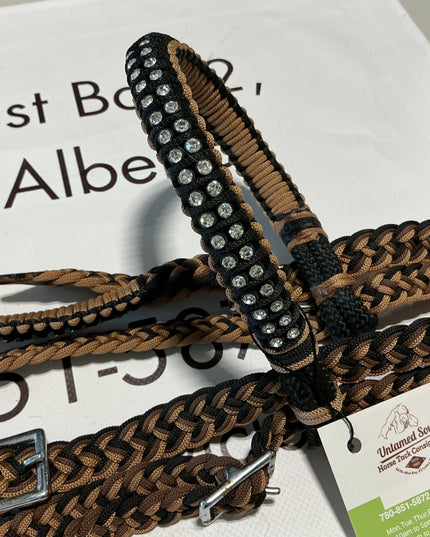 Western Headstall Brown Para Cord
