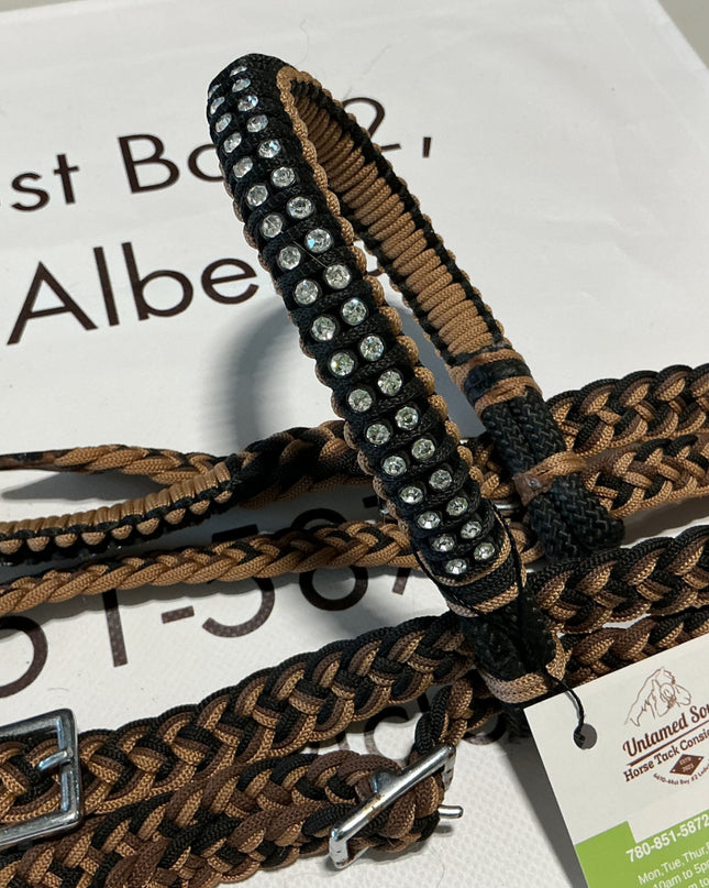 Western Headstall Brown Para Cord