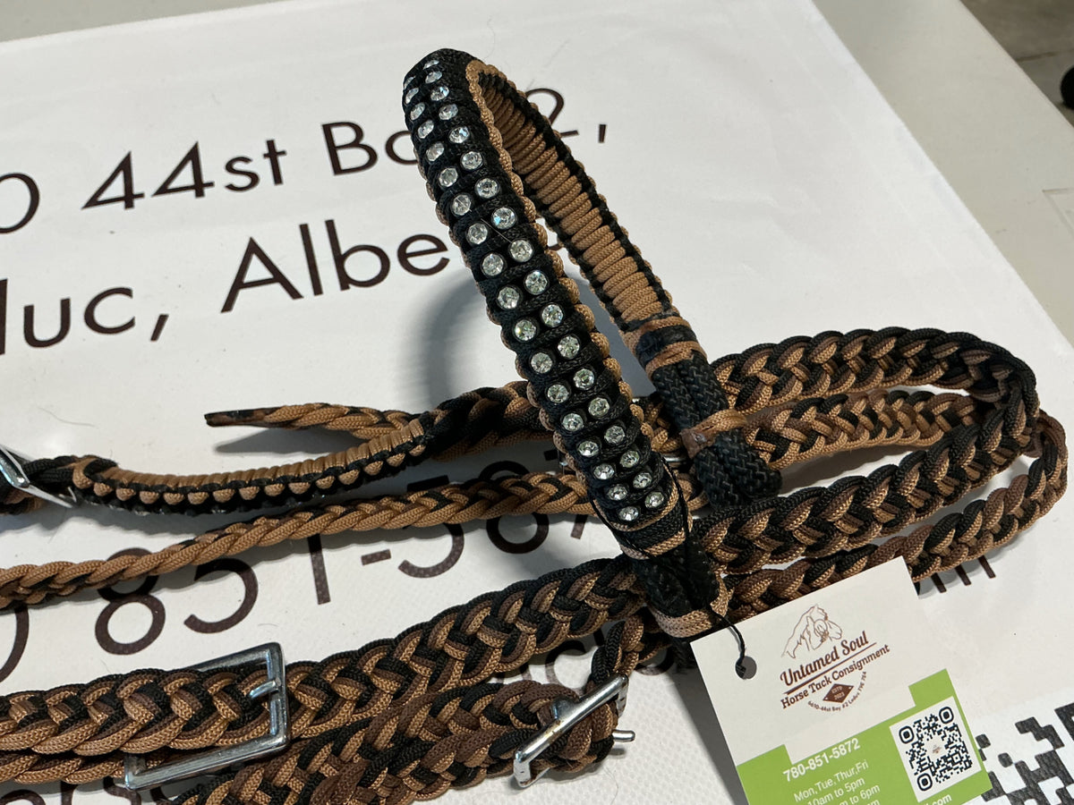 Western Headstall Brown Para Cord