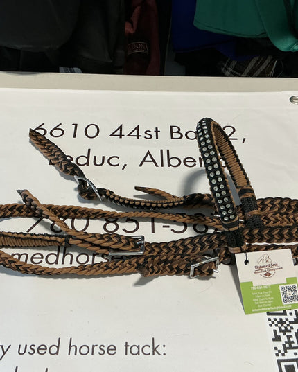 Western Headstall Brown Para Cord
