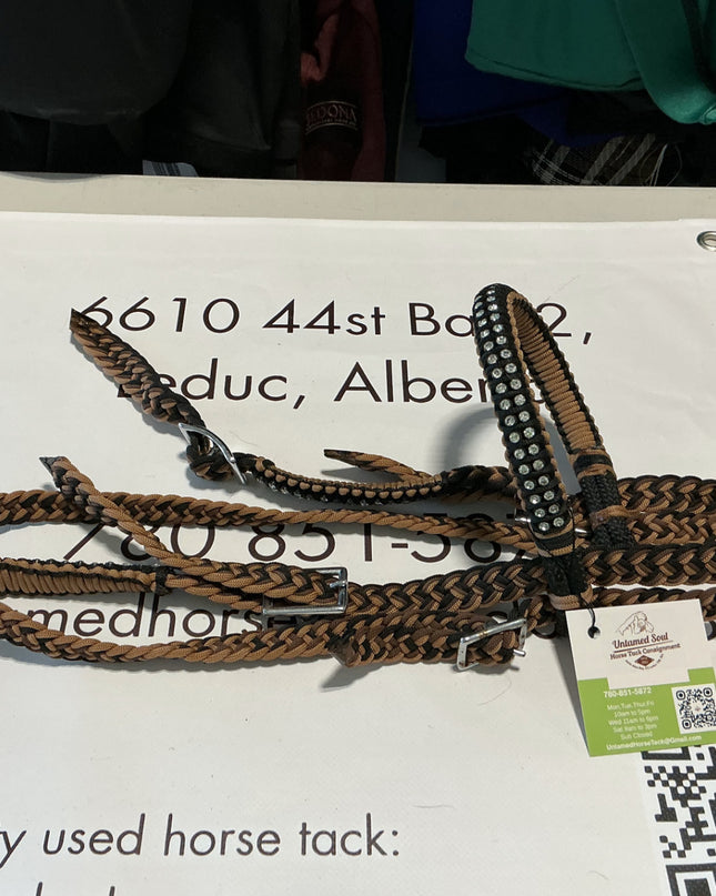 Western Headstall Brown Para Cord
