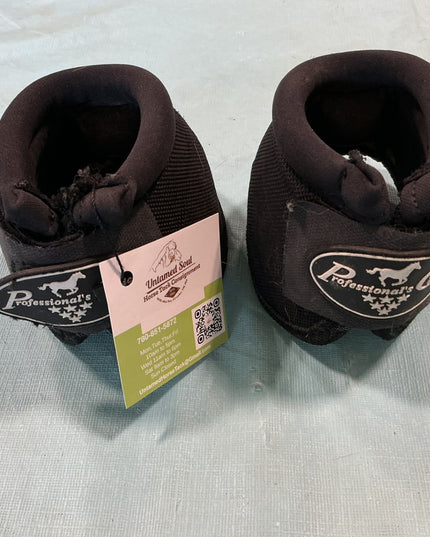 Bell Boots Professional Choice Black Size Small. Tears on insides of both