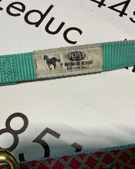 Halter Nylon Average Green/Pink