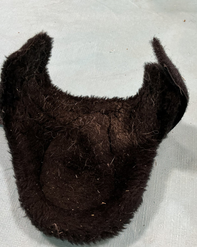 Fetlock Boots Roma Black/Fleece Pony Size 