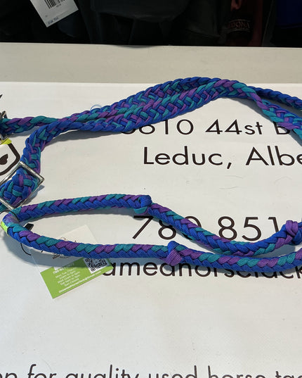 Western Loop Reins Paracord Blue/Black