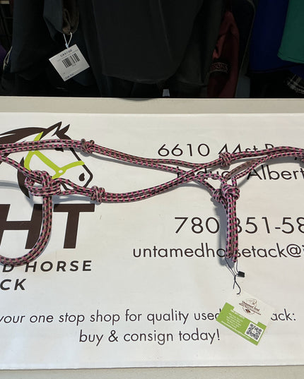 Halter Rope Pink /White