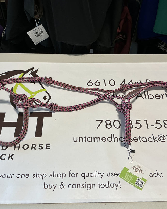 Halter Rope Pink /White