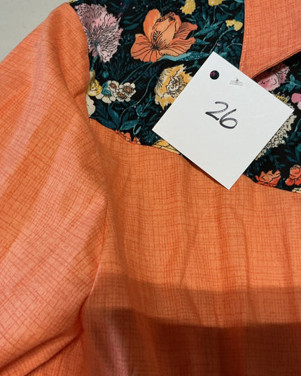 Western Shirt Orange Large