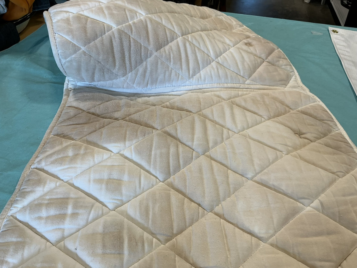 English Pad White. (stains)
