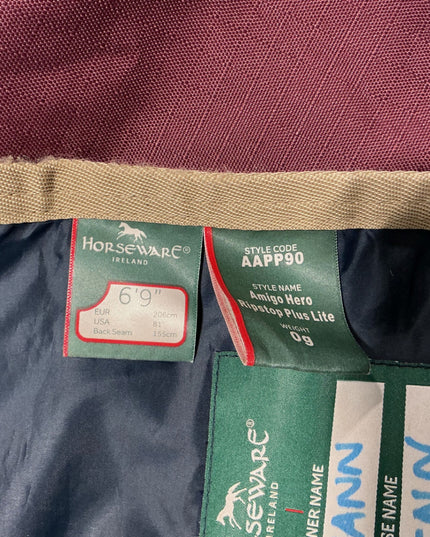 Rain Sheet Horseware Amigo Hero Ripstop Plus Lite 81"