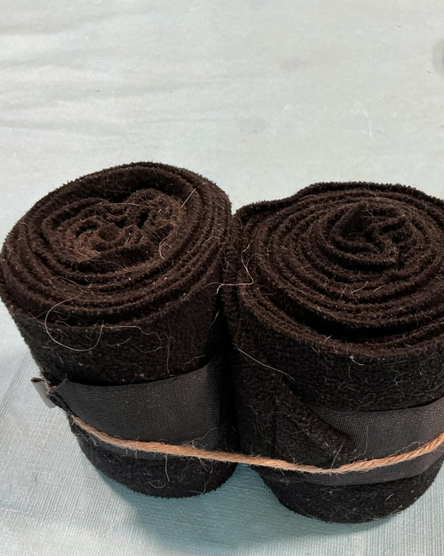 Polo Wraps Black.   Set of 2 