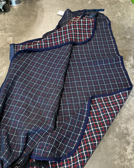 Cooler Lavenham Blue/Red/White. 66"