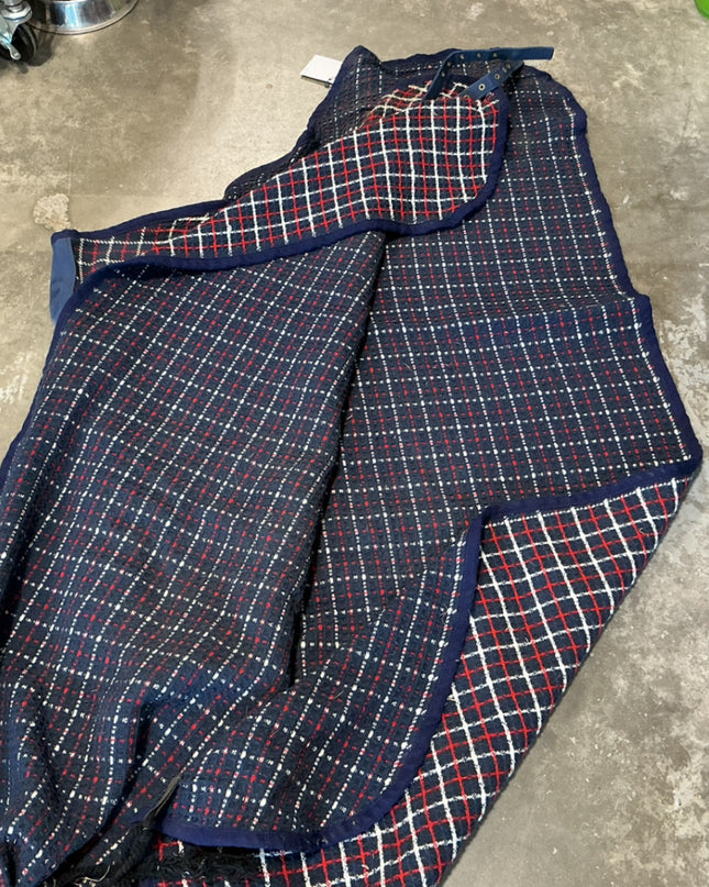 Cooler Lavenham Blue/Red/White. 66"