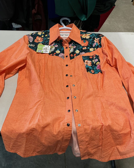 Western Shirt Orange Large