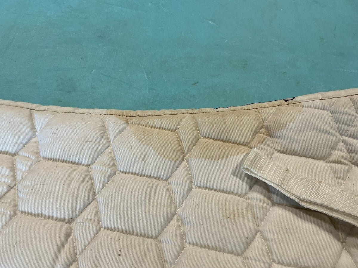 English Pad White/Purple  Pony size