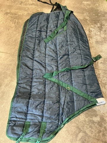 Winter Blanket Blue/Green Stitching. 74" Fill Guess 100 - 150g