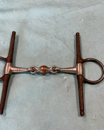 Bit Full Cheek Snaffle Central Roller. 5"