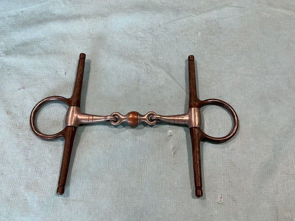 Bit – Full Cheek Snaffle with Centre Roller, 5" | Used, Good