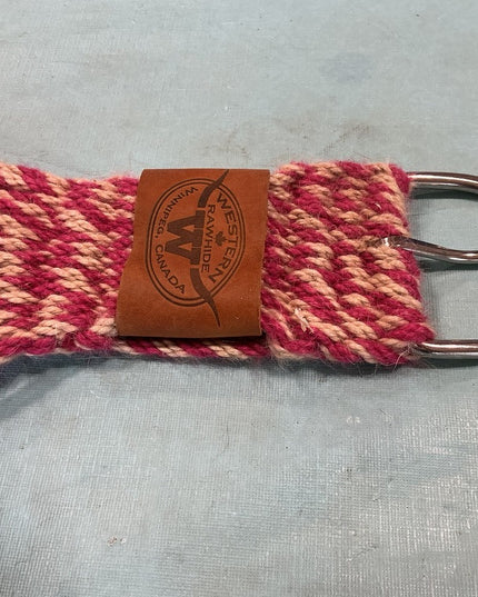 Cinch Western Mohair Pink/White. 28"