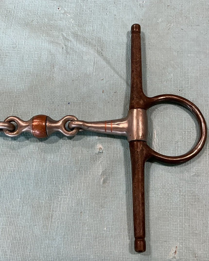 Bit Full Cheek Snaffle Central Roller. 5"