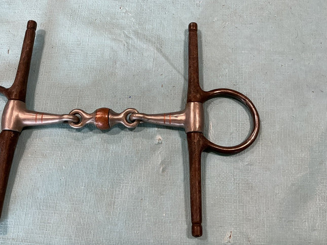 Bit Full Cheek Snaffle Central Roller. 5"