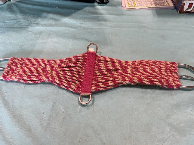 Cinch Western Mohair Pink/White. 28"