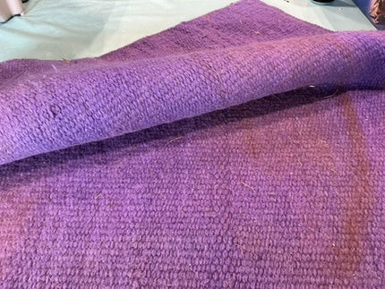 Saddle Blanket Purple. 34" x 36"