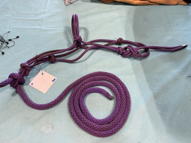 Halter Rope & Lead Purple Pony 
