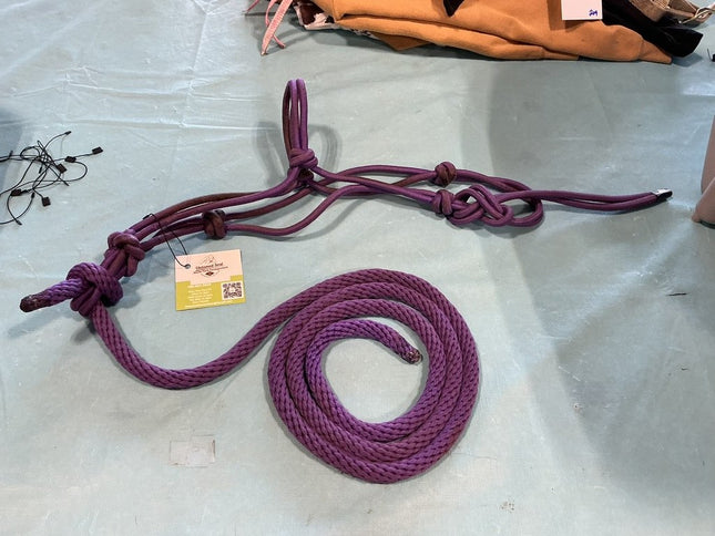 Halter Rope & Lead Purple Pony 