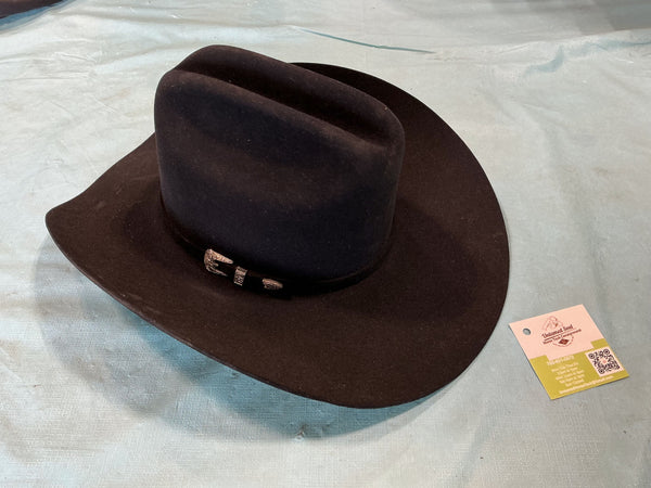 Cowboy Hat – Black, Size 7 | Used