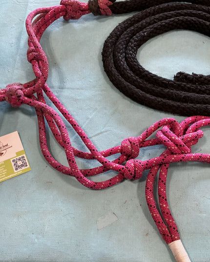 rope halter and lead 