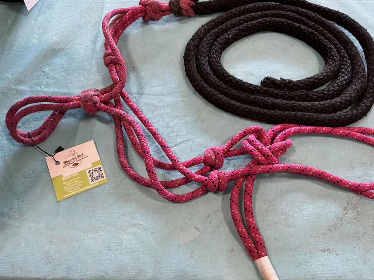 rope halter and lead 
