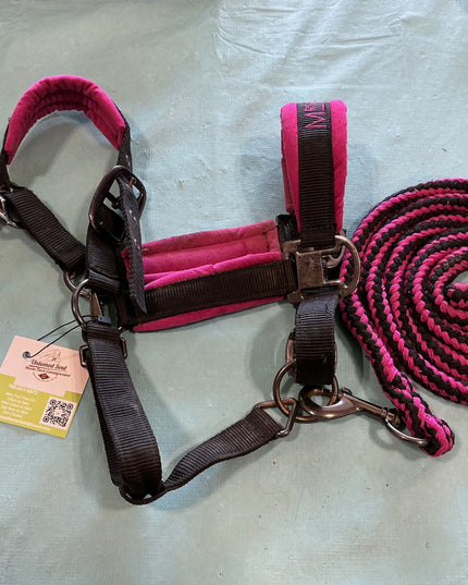 Halter Padded With Lead Pink / Black 